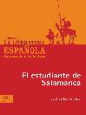 cover image of El estudiante de Salamanca